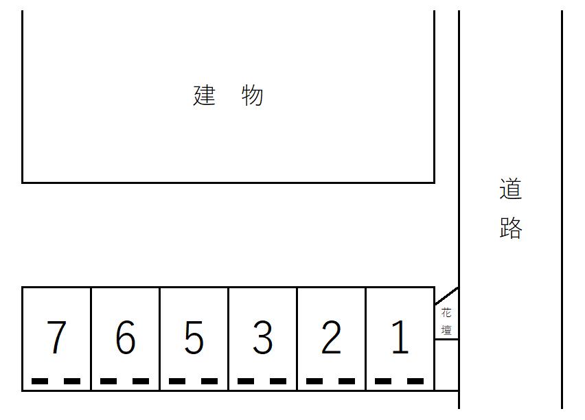 Ｏｒａｃｌｅ Ｂｅｌｌの駐車配置図