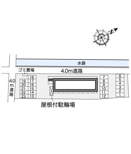 トルネード豊岡(38007)の駐車配置図