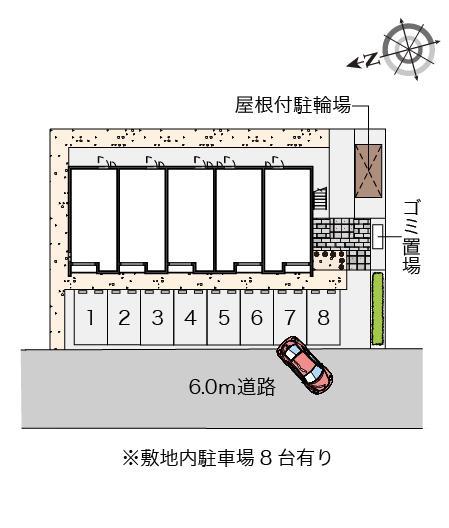 クレイノニジ(57032)の駐車配置図