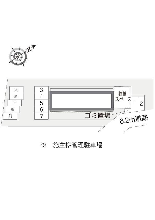 天神(12839)の駐車配置図