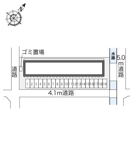 良(23285)の駐車配置図
