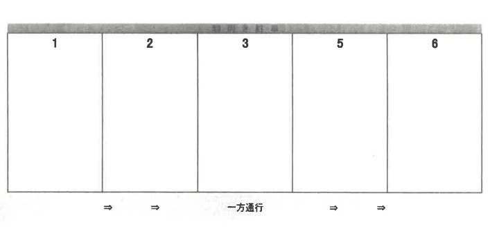 センチュリー第2駐車場の駐車配置図