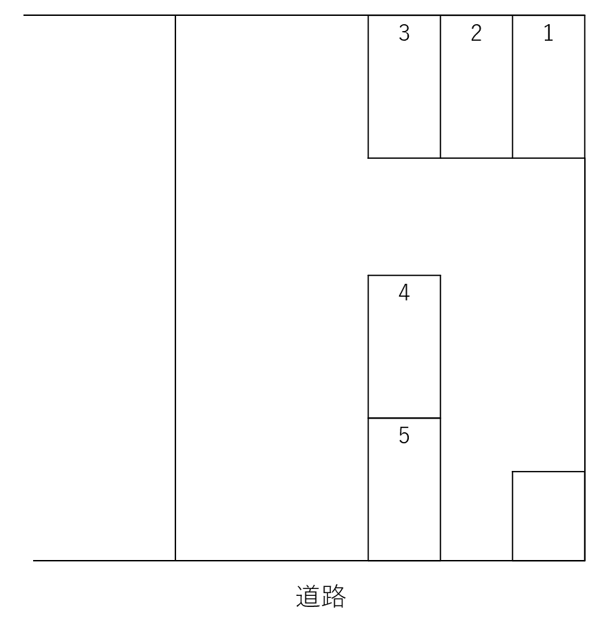 パーキング伊藤の駐車配置図