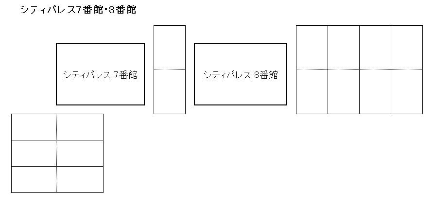 シティパレス7番館の駐車配置図