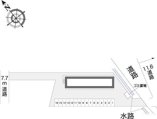 マルベリーフィールドカネスエ(10960)の駐車配置図