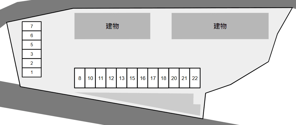Ｄｏｍｉｃｉｌｅ Ｃｒｏｎｏｓ Ａの駐車配置図