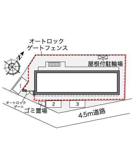ラ　エスペランサ(35794)の駐車配置図