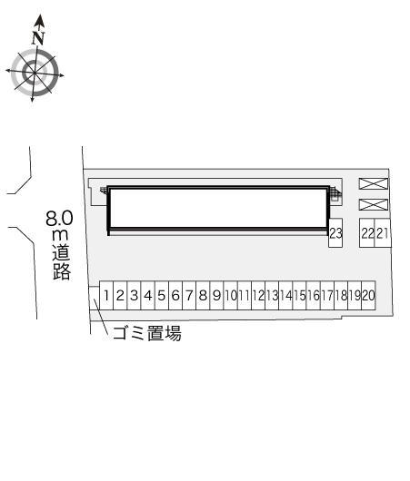 ＥＳＰＯＩＲ(20556)の駐車配置図