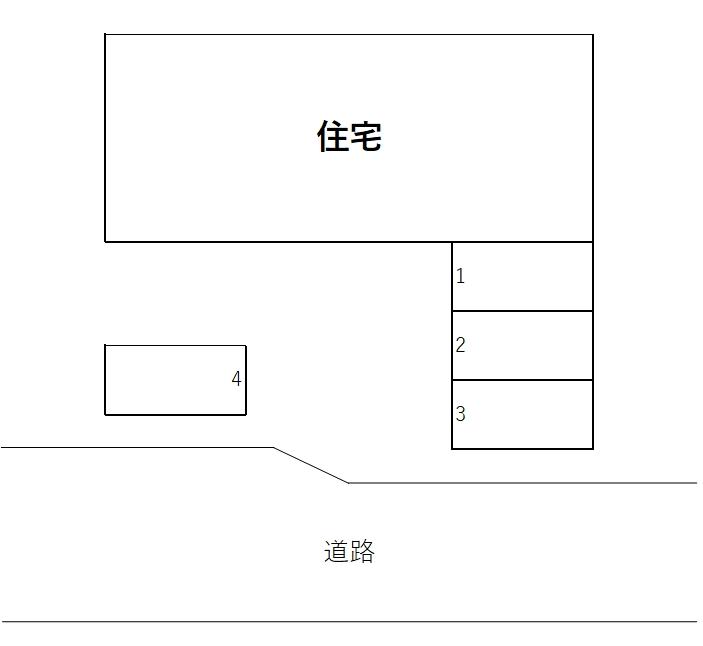 ビラコスモスパーキングの駐車配置図