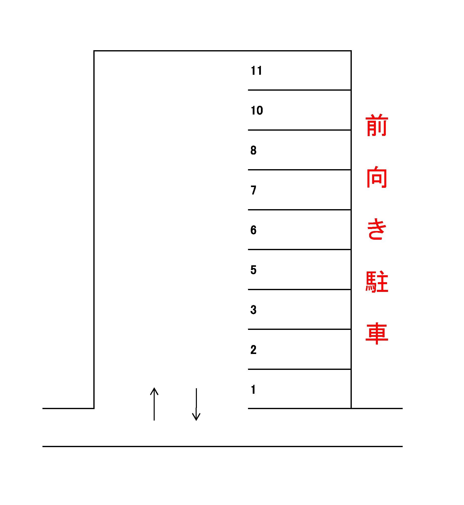 J-198の駐車配置図