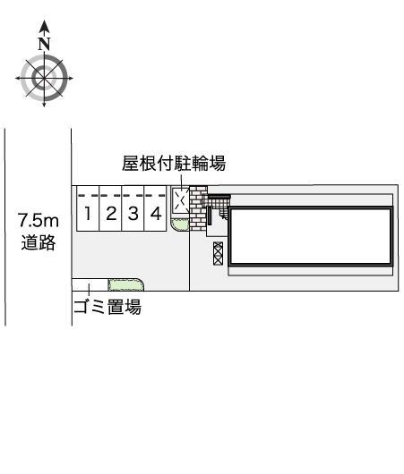 橘(46075)の駐車配置図