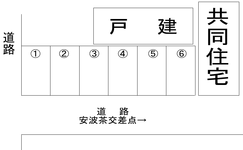 あらかきパーキングの駐車配置図