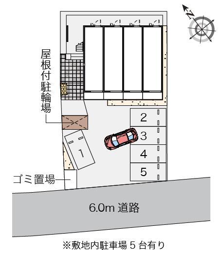 ラブバード(55190)の駐車配置図