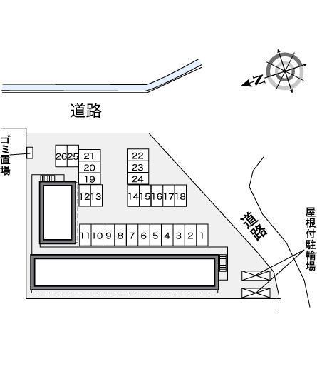 ルーエンハイム(30022)の駐車配置図