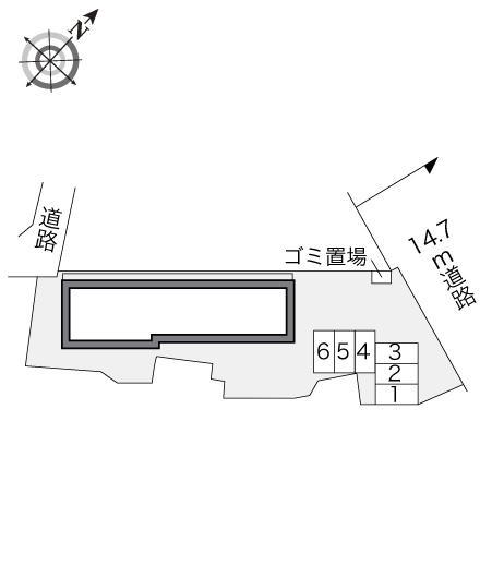 ベンデュール(22336)の駐車配置図