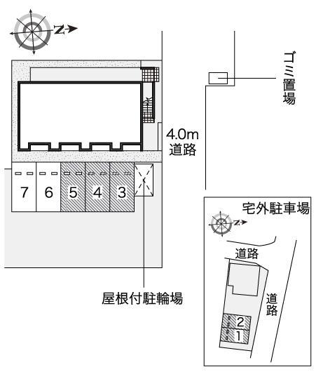 Ｍ＆Ｔ　ホクブⅡ(54323)の駐車配置図