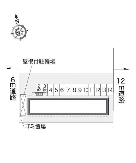 シャルム(10400)の駐車配置図