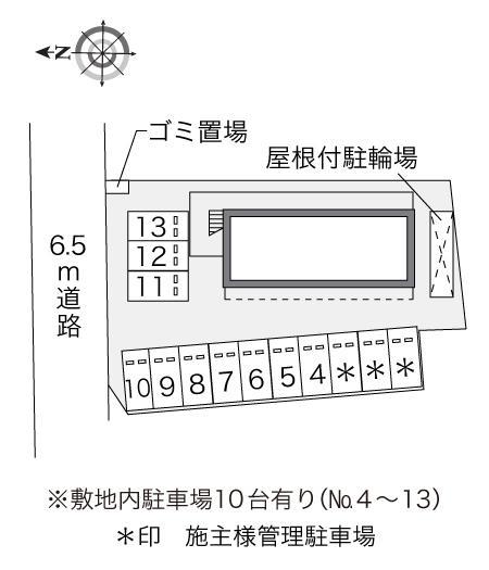 メゾンウィル(14405)の駐車配置図