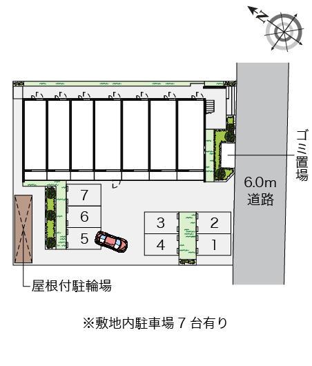 クレイノミオラヴィラ(57454)の駐車配置図