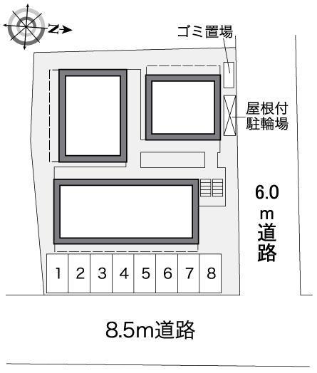 ＶＩＥＷ福島(36956)の駐車配置図