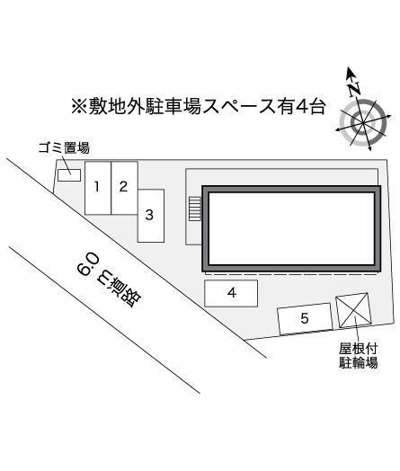 サンシャインＭ(27416)の駐車配置図