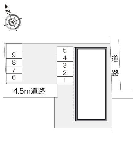 中戸祭(14284)の駐車配置図