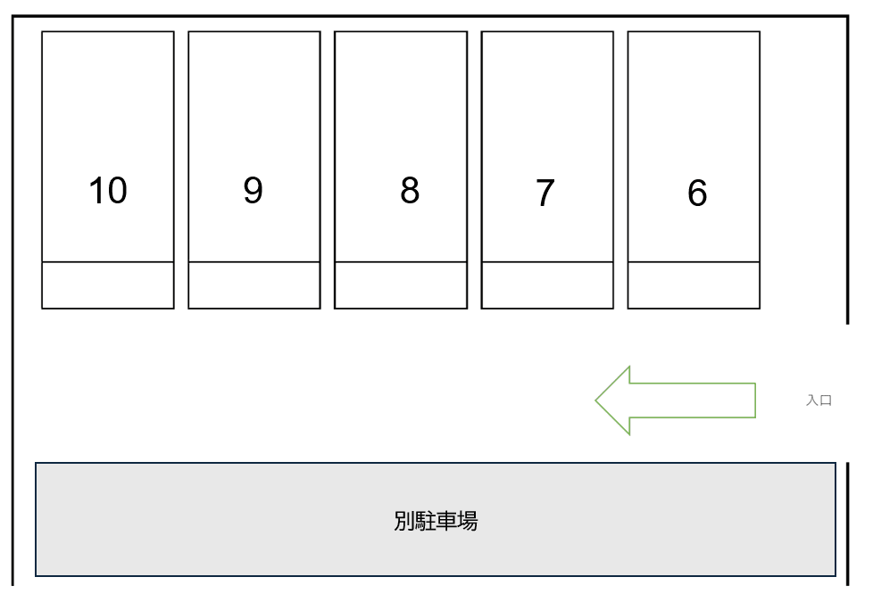 村野Ｍ駐車場Ｃの駐車配置図