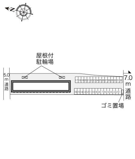 アンオゥル(29513)の駐車配置図