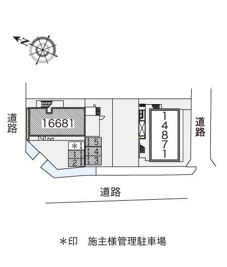 渚(16681)の駐車配置図