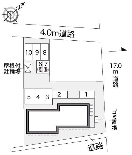 フォレスト(32287)の駐車配置図
