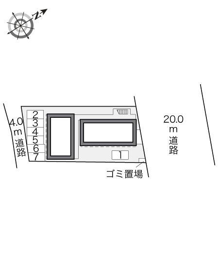 カラコレス(19187)の駐車配置図