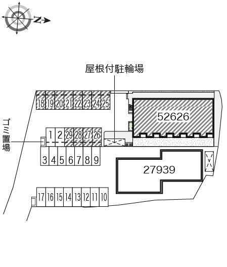 山根(52626)の駐車配置図