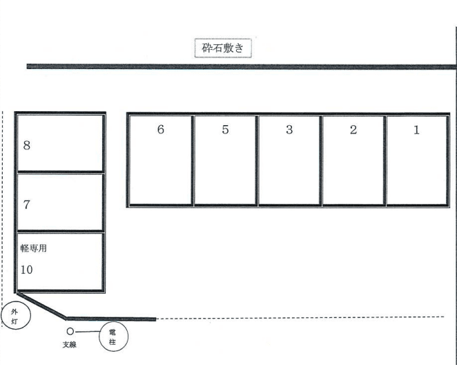 ３１０の駐車配置図