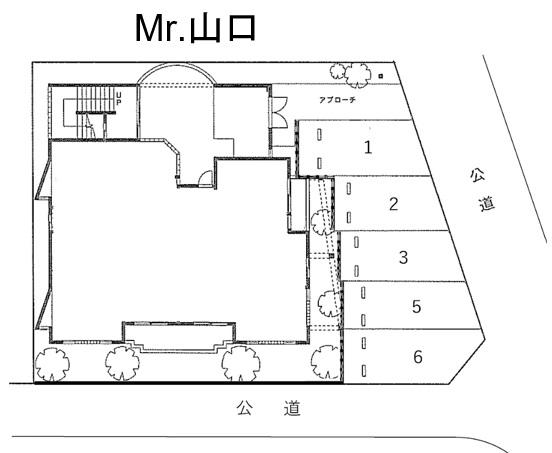 Mr.山口の駐車配置図