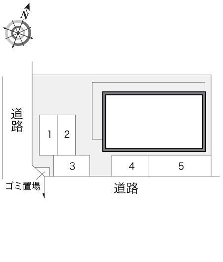 グリーンヒル(11905)の駐車配置図