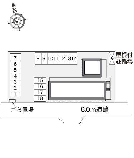 清水(32214)の駐車配置図