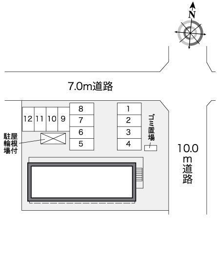 なかやしき(26091)の駐車配置図