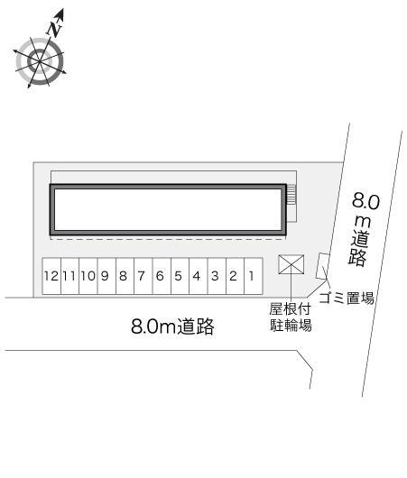 フローラ(32776)の駐車配置図