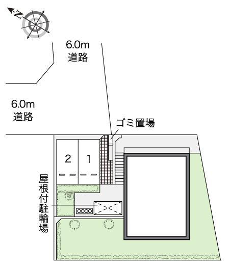 松和花壇(48174)の駐車配置図