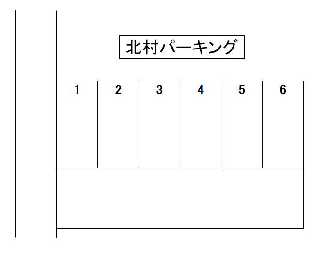 北村パーキングの駐車配置図