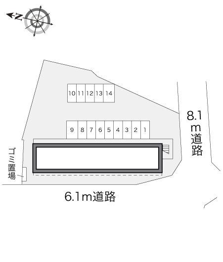 サリーレ(18979)の駐車配置図