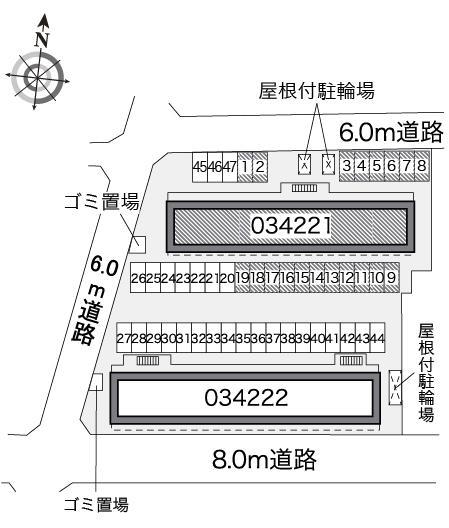 ＹＫ　ＳＴＹＬＥ(34221)の駐車配置図
