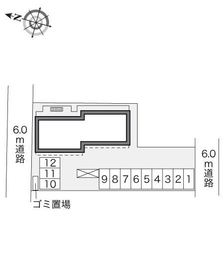 ＡＩＤＡ(32613)の駐車配置図