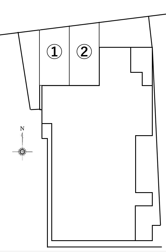 コンフォート宮本町の駐車配置図