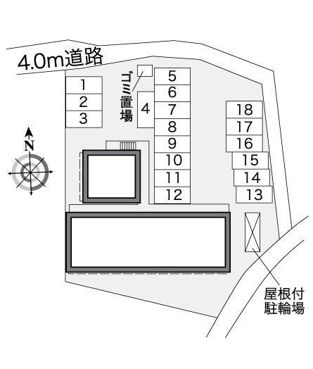 イチ　イチ　イチ(27699)の駐車配置図