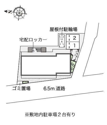 アドバンス鶴見(44371)の駐車配置図