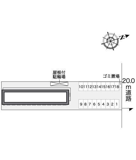 ナカウミ(25342)の駐車配置図