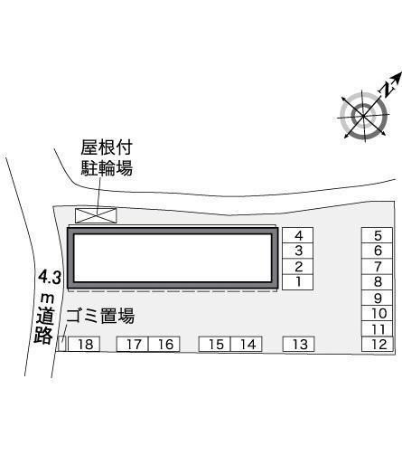 上如水(36065)の駐車配置図