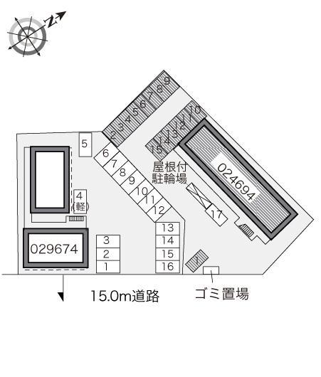 ＳＡＩＬ　ＯＮ(24694)の駐車配置図