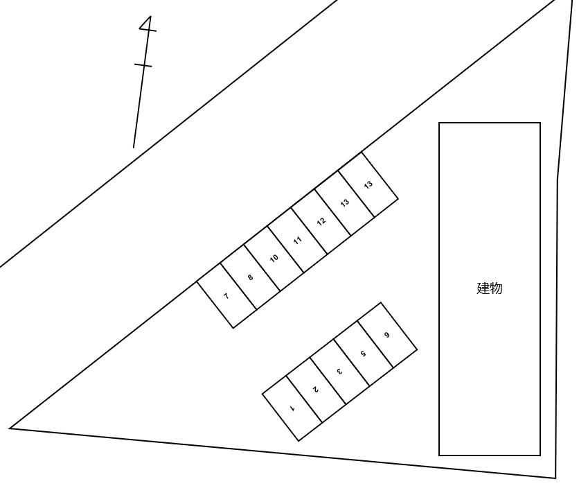 Ａｐｅｒｉｒｅの駐車配置図